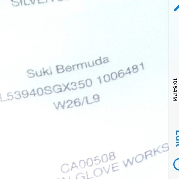 Silver Jeans Shorts, denim, distressed size large - Picture 8 of 8